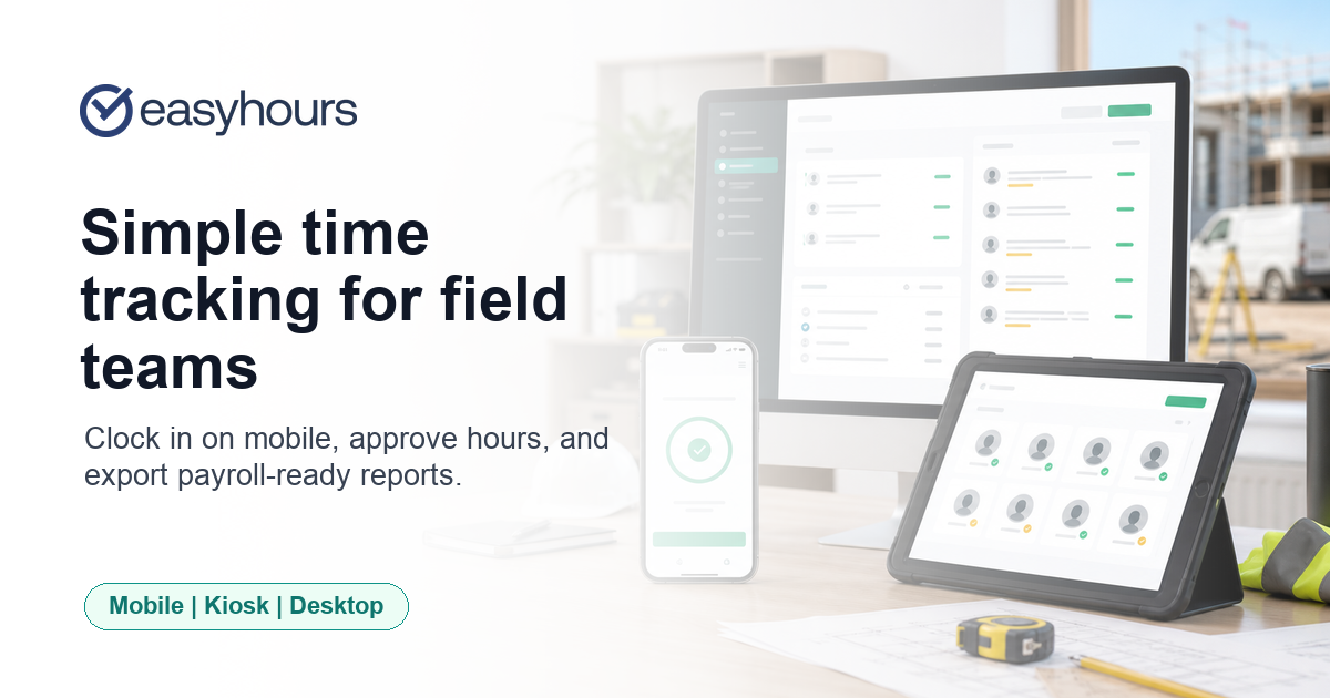 Ehour Time Tracking Time tracking laws: employer guide to work hour records | EasyHours